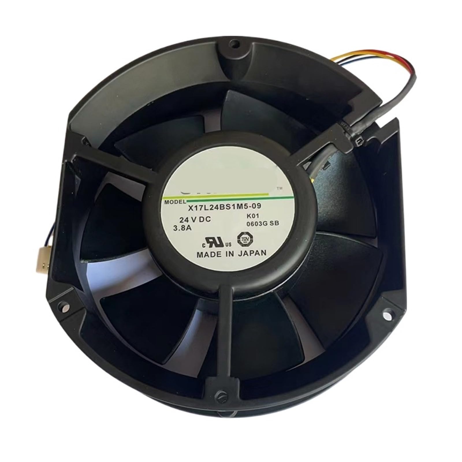 Ventilateur 172mm X17L24BS1M5-09 K0124V 3.8A de refroidissement pour serveurs