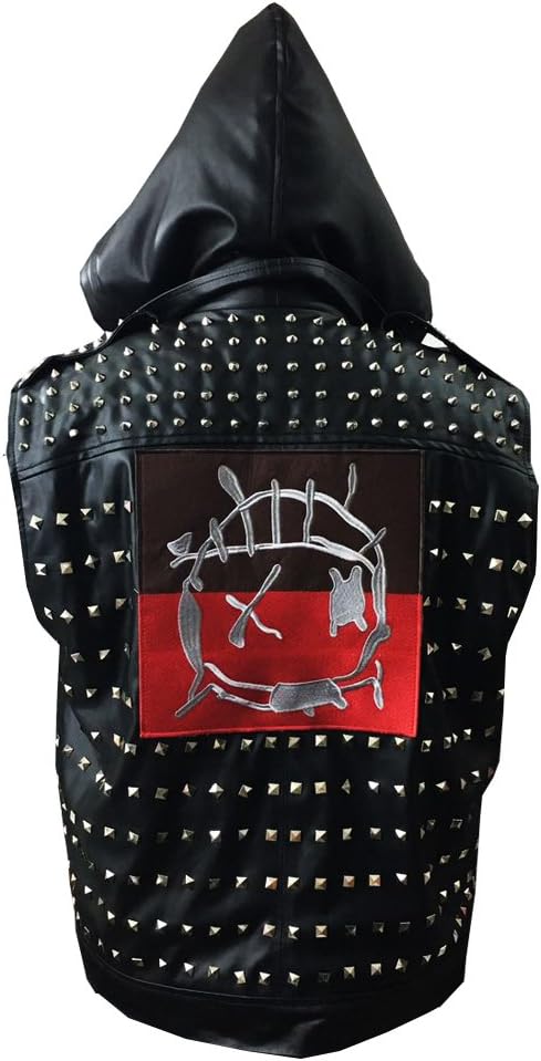 GEN1LEATHERSWatch Dogs 2 Wrench Dedsec Marcus Holloway Synthetic Leather Vest