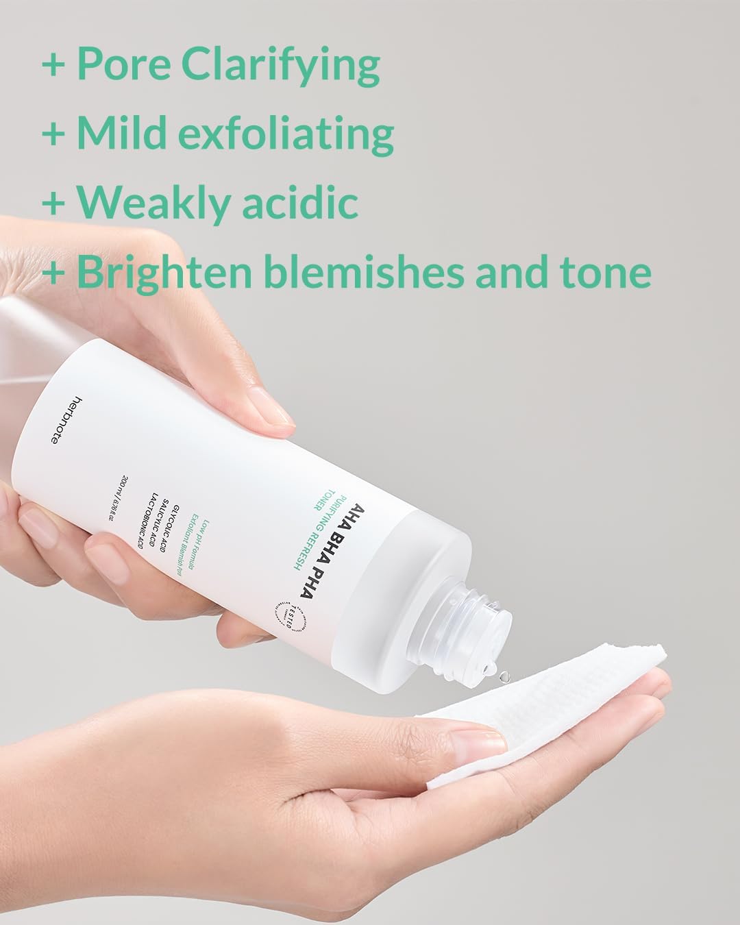 AHA BHA PHA Purifying Refresh Toner - Skin Trouble Eraser, Immediate Exfoliation & Sebum Removal - Contains Niacinamide for Breakouts - Removes Blocked Sebum & Dead Skin Cells, 6.76 f l. oz - Image 3