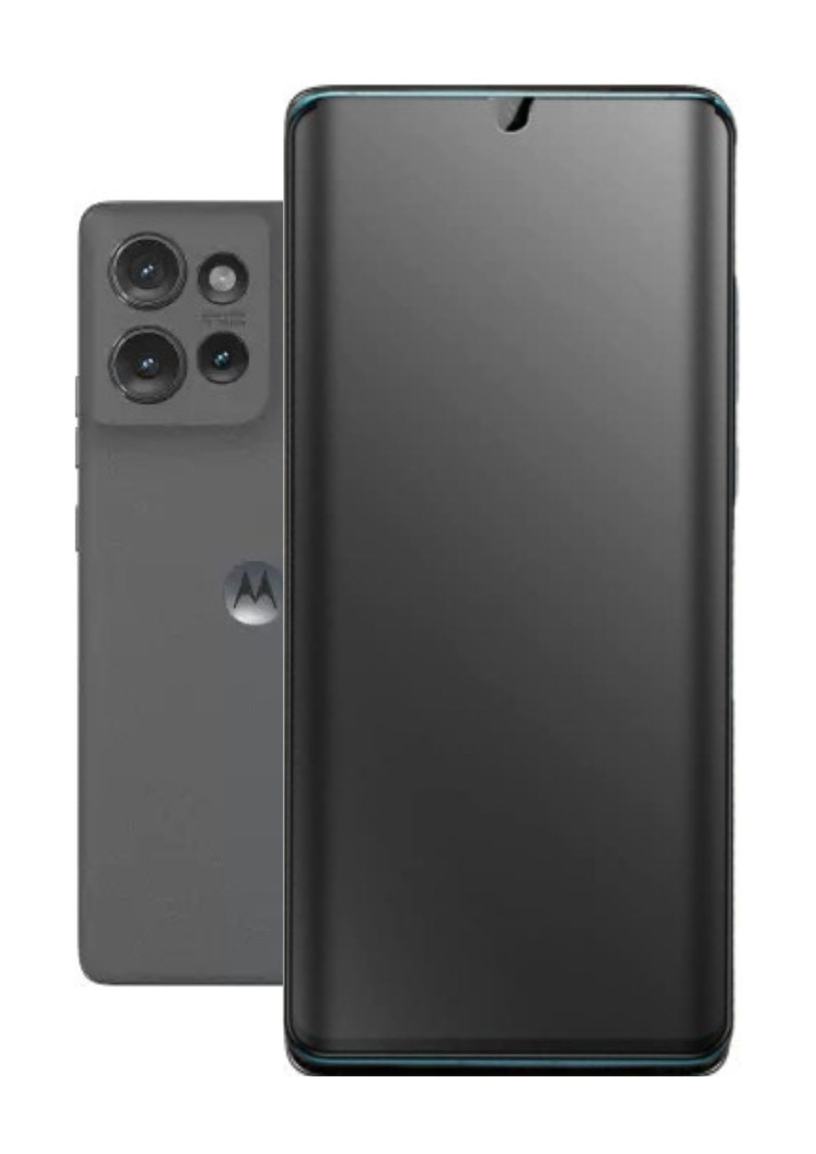 For Moto Edge 50 Matte Front Unbreakable Screen Protector Hydrogel Membrane Supports Fingerprint Scanner Covers Front Screen With Edge to Edge Coverage and Easy Installation