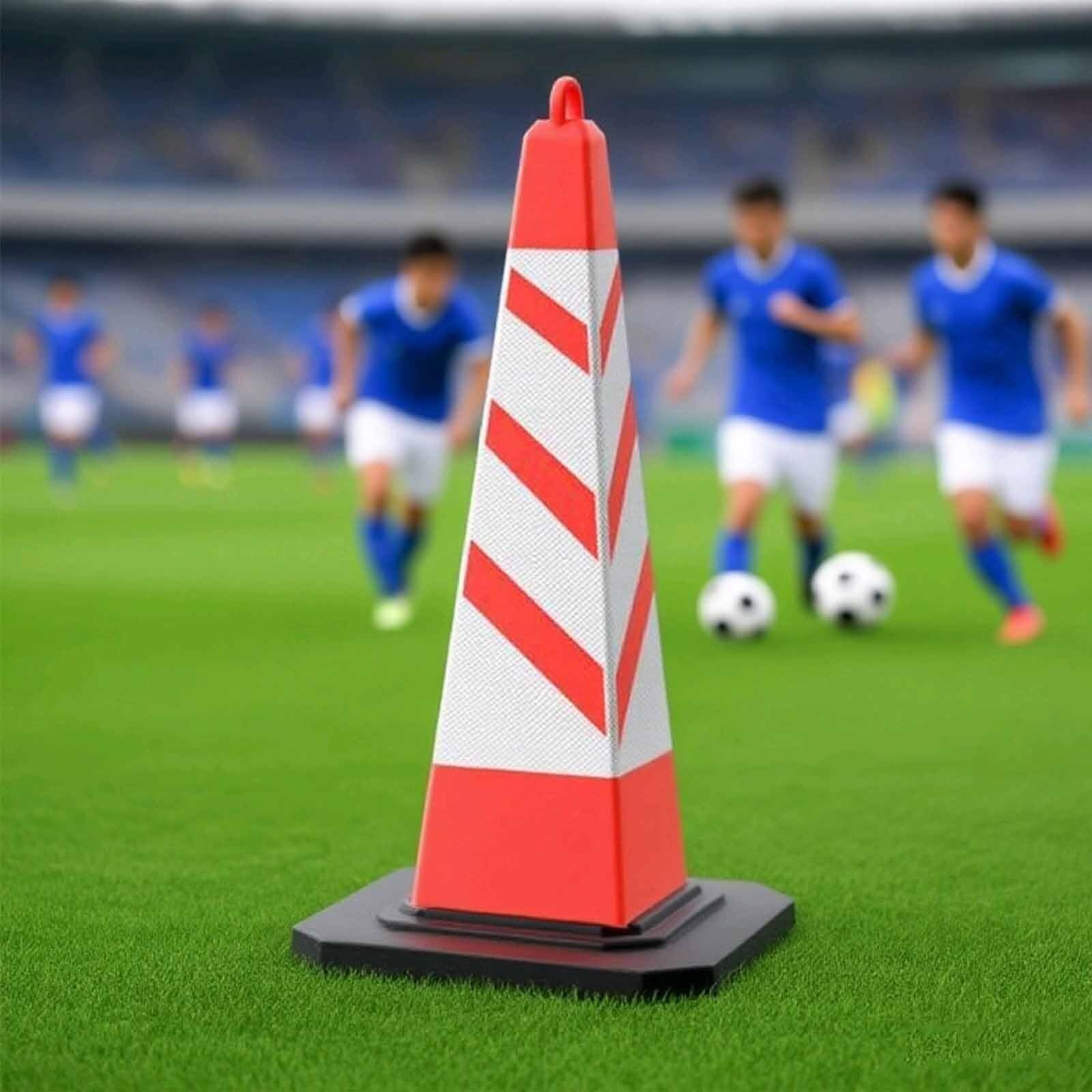 WQPMNYG Traffic Cones with Weighted Base and Reflective Strips for Construction and Driveway Safety