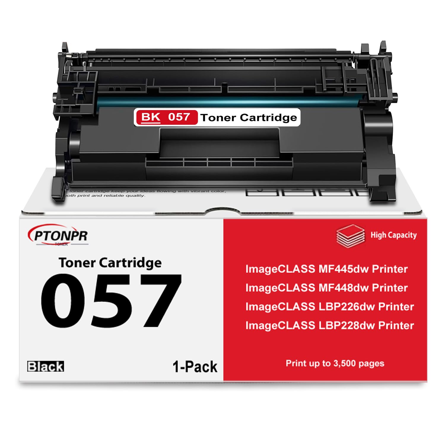 Amazon.co.jp: 057 大容量ブラックトナーカートリッジ 1パック Canon