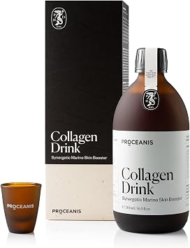 Marine Collagen Drink - Fruity Delicious - Collagen Building Overnight - Premium Fish Collagen for Drinking (20 Day Skin Treatment)