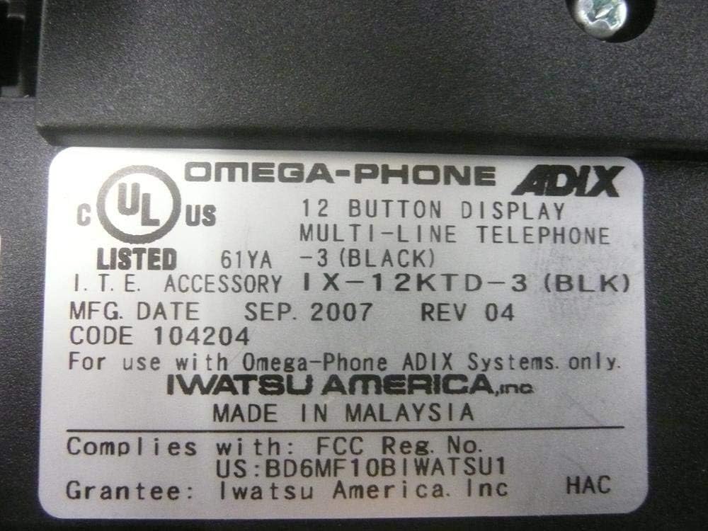 Iwatsu IX-12KTD-3/104204 (Renewed)