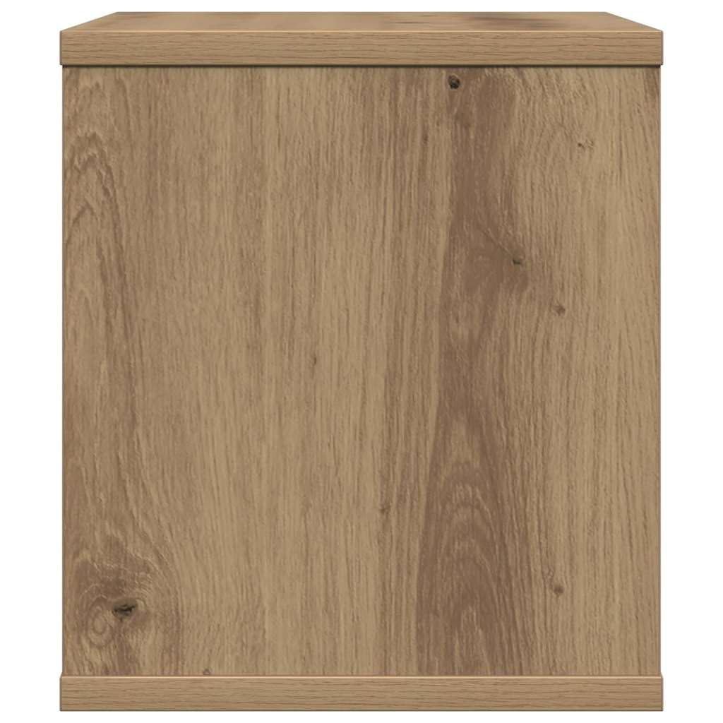 Organizer da scrivania in legno di rovere Artisan, 36 x 26 x 29,5 cm, salvaspazio con scomparti per ordine sul posto di lavoro, portadocumenti, portapenne, accessori da ufficio impilabili