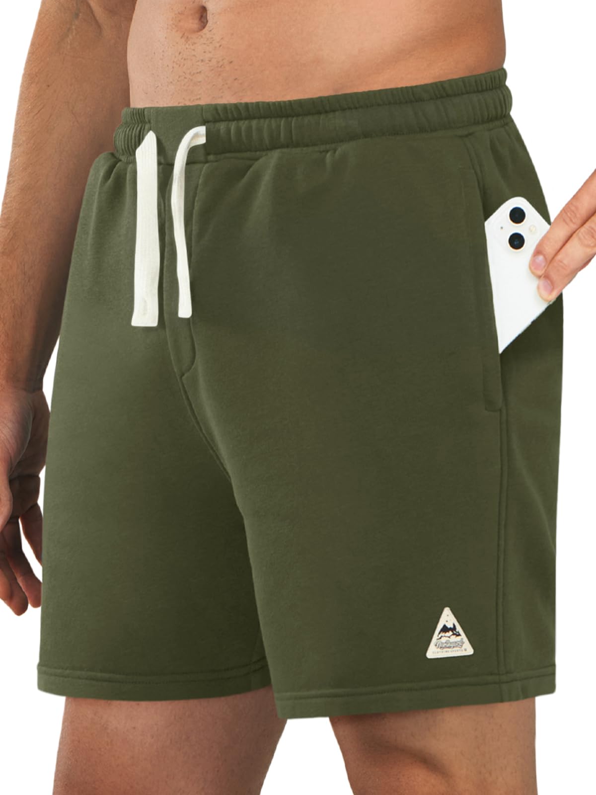 NORTHYARD Men's 7" Athletic Running Shorts with Zipper Pockets Quick Dry Lightweight Workout Gym Short