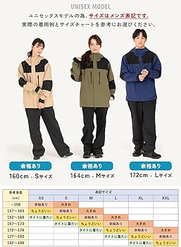 Amazon | NNOUM（ノアム） レインウェア 上下セット プロも納得の