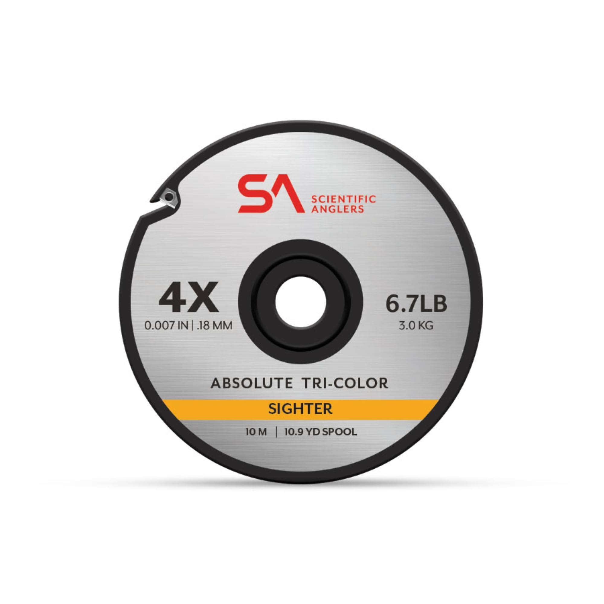 Scientific Anglers Absolute Tri-Color Sighter, 4X, Verde/Blanco/Anaranjado
