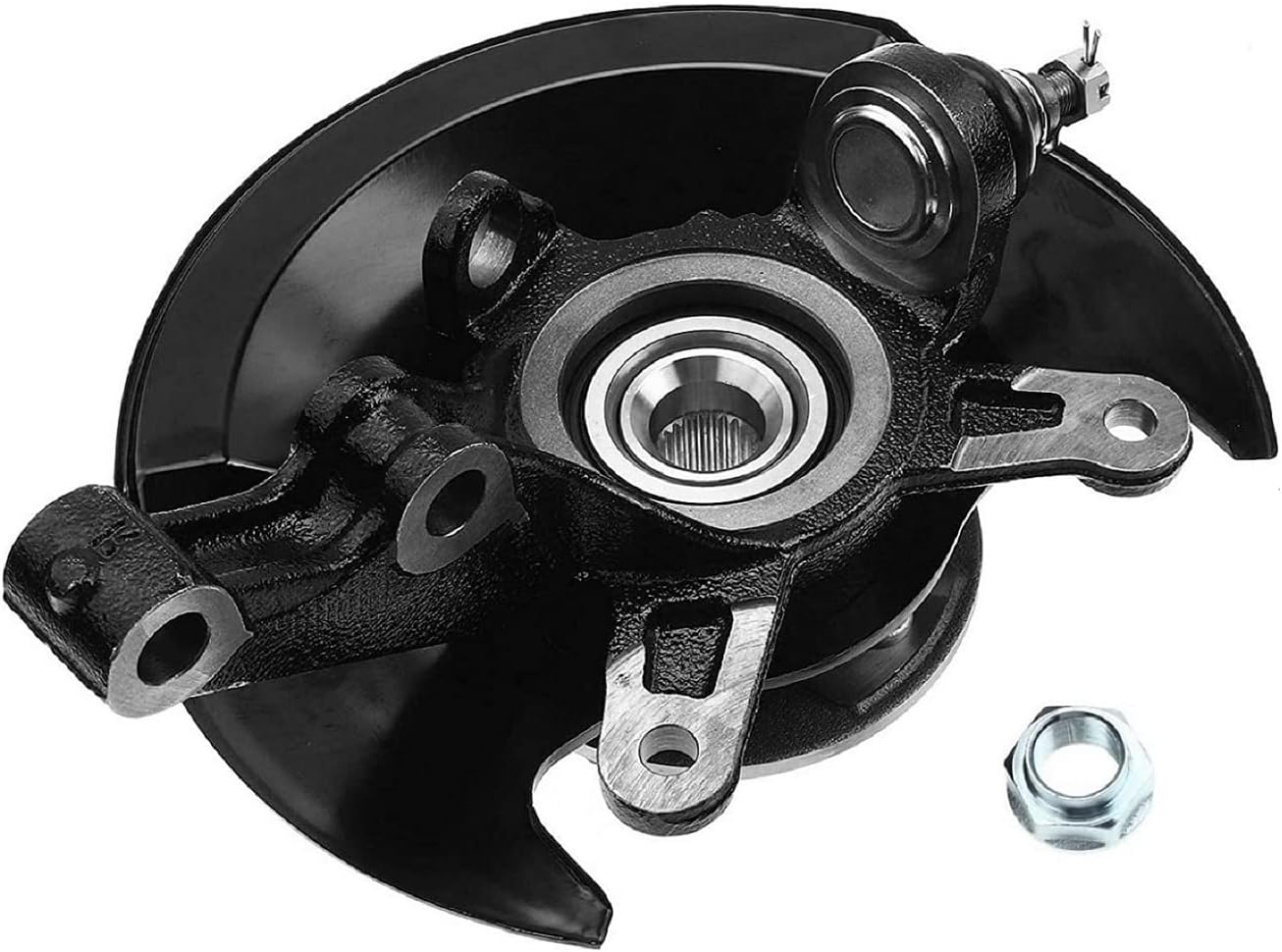 698-495 Steering Knuckle & Wheel Hub Bearing Assembly Front Left/Driver Side for 2003 2004 2005 honda civic L4 1.7L CNG & petrol