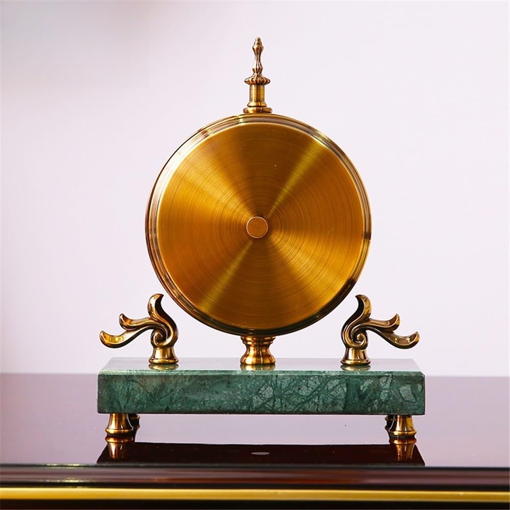 Retro Schreibtischuhr Premium Decor Tischuhr Stille Schreibtischluhr für Küche, Badezimmer, Wohnzimmer, Schlafzimmer, Büro Dekoration