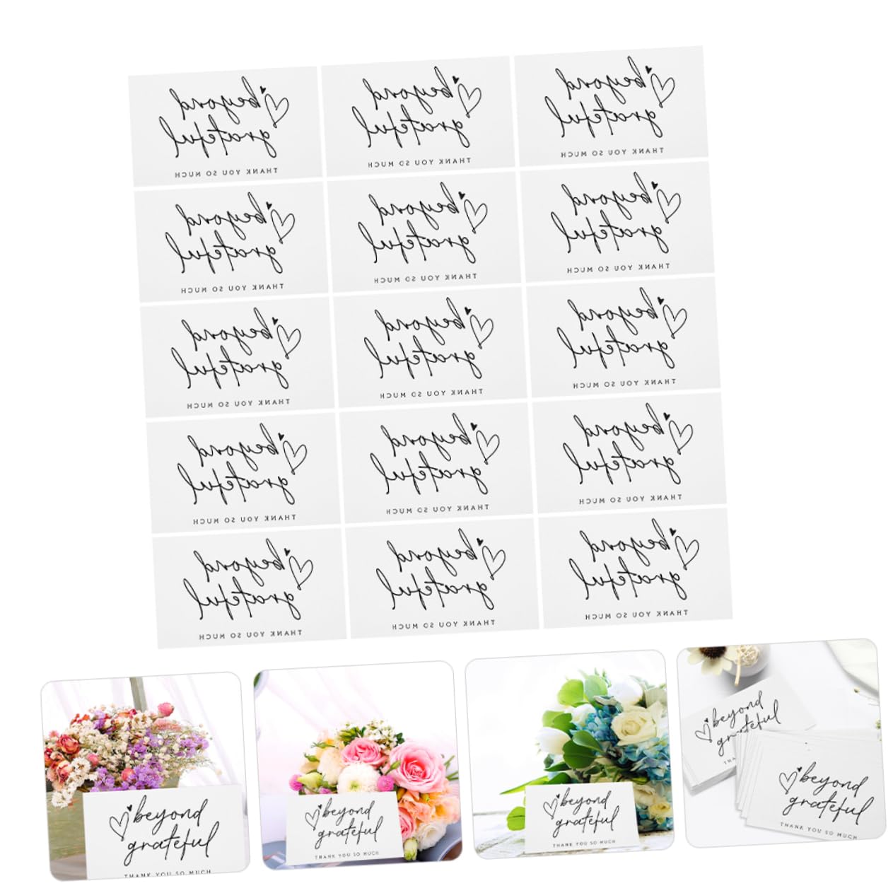 Gadpiparty 5 Series Tarjeta De Agradecimiento Tú Papá Floral Todo Elegante Saludar Divertido Come Estallido Pequeñas Tarjetas De Agradecimiento Gracias Tarjetas De Boda Papel 150 Piezas X 5