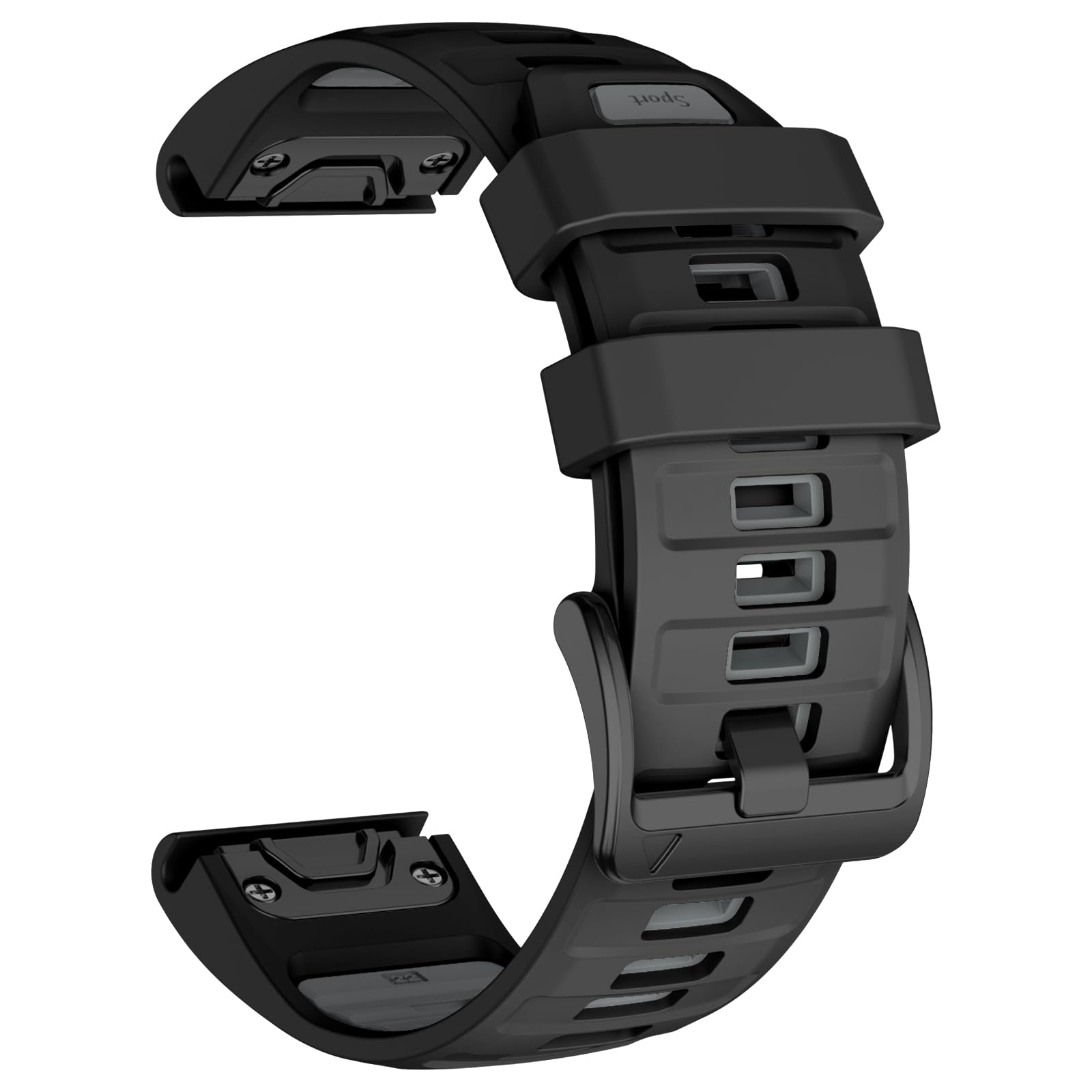 MYSNBKN 22 mm QuickFit Watch Band for Fenix 8 47 mm/Fenix 7 Pro/Fenix 7/Fenix 6 Pro/Fenix 6/Fenix 5 Plus/Fenix 5/Epix Pro 47 mm/Fenix E, 22 mm Silicone QuickFit Band for Forerunner 965/955/945/935