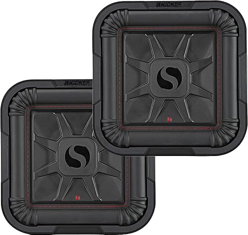 KICKER Paquete de 2 artículos 10" L7T Subwoofers DVC 2-ohm