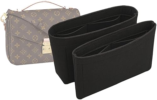 Miniatura 4 de Lckaey Organizador de bolso para lv pochette voyager Insert Metis Tassel messenger bag lv pochette m é tis insertos 2084negro