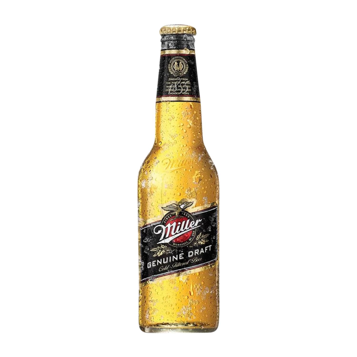 Cerveza Caja de 24 unidades Miller Genuine Botellín Tercio 33 cl