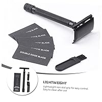 Vista 8 de Beaupretty 3 juegos de afeitadora manual de los hombres de la seguridad de las maquinillas de afeitar para el afeitado bigote afeitadora