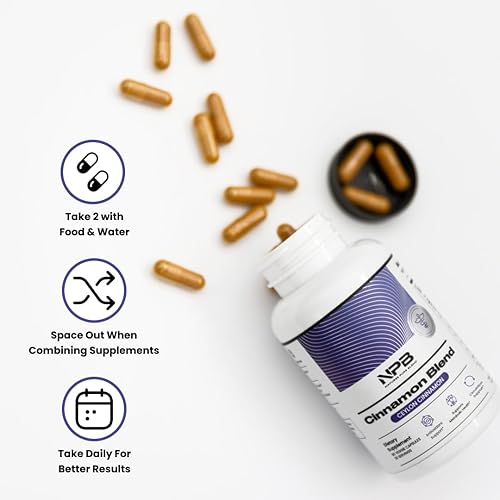 Miniatura 5 de Nature's Pure Blend Cápsulas de canela de Ceilán con suplemento de curcumina de cúrcuma - Extracto de canela para apoyo celular - Suplemento