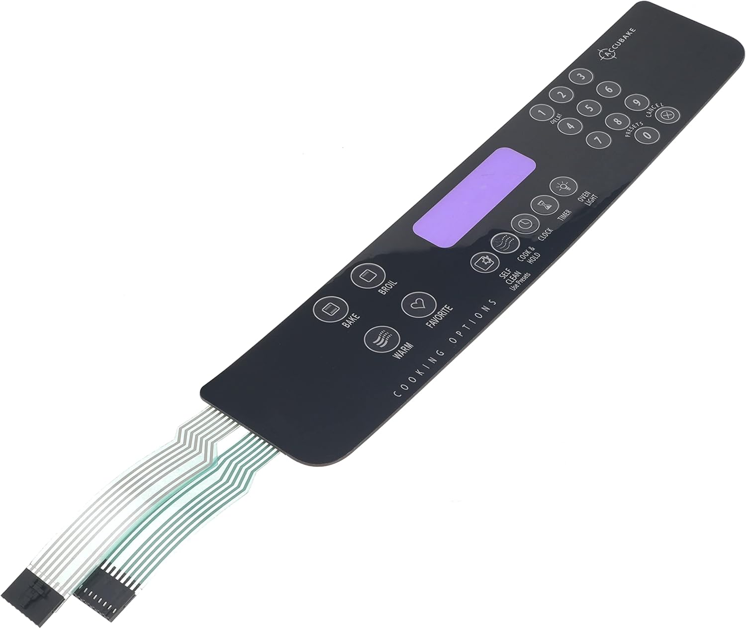 Touchpad W10207928 Switch Membrane Control Panel for Whirlpool Range Oven Stove