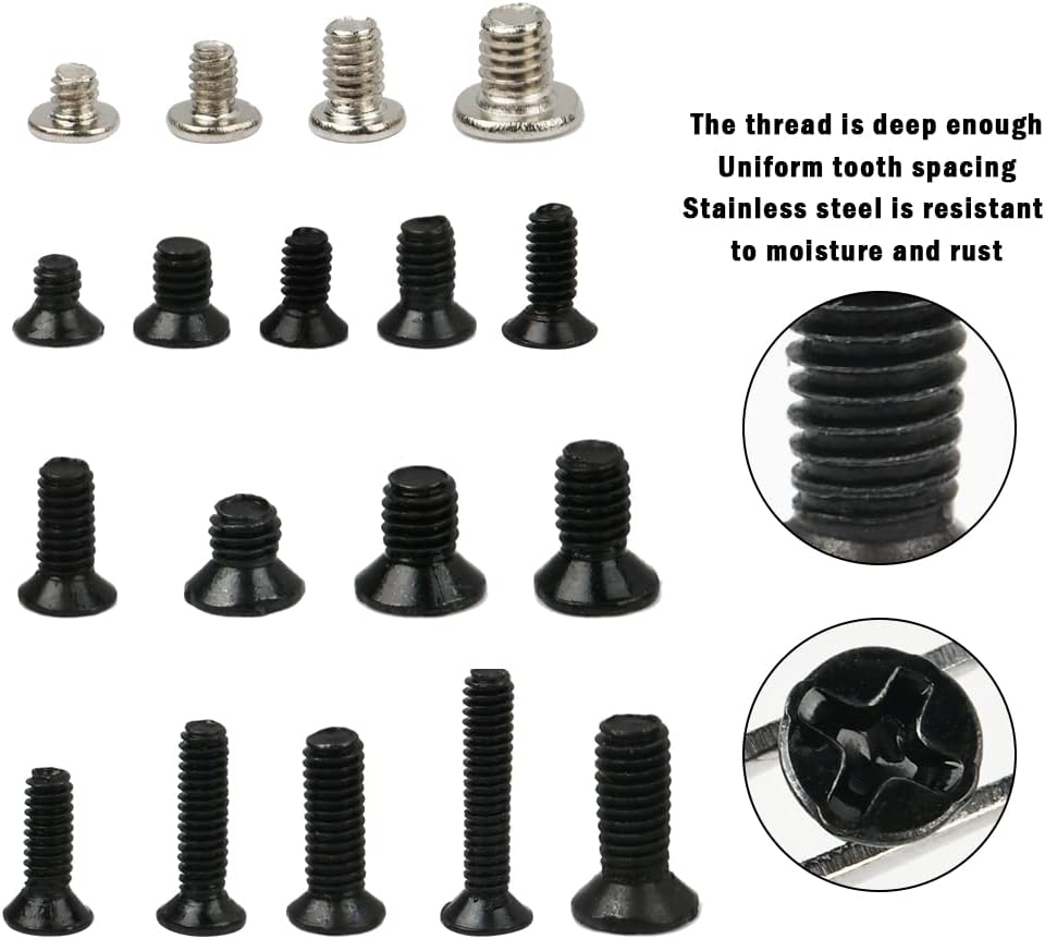 BUYGOO Laptop Computer Screw Set 357 Pcs Laptop Notebook Computer Screw