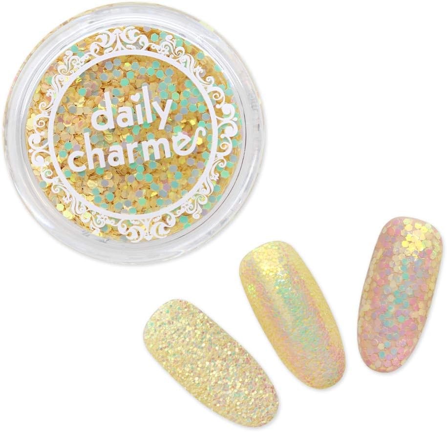 DAILY CHARME Pastel Iridescent Nail Art Glitter (Unicorn Magic), Magic Iridescent Nail Art Glitter Decoration, Ultra Sparkly Unicorn Nail Glitter, Home DIY/Nail Salon Manicure