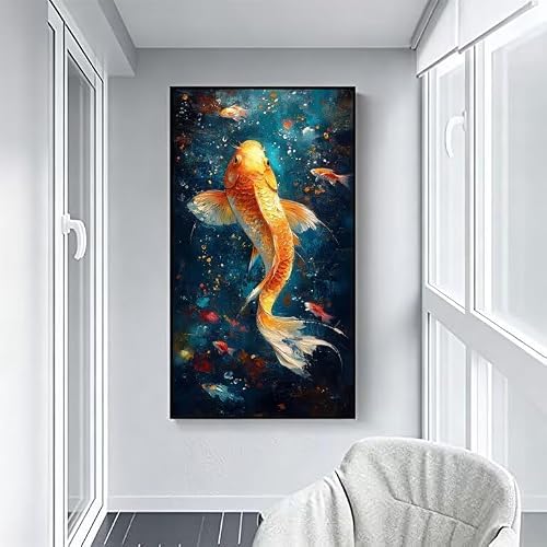 Malowanie według numerów Dorośli Ryba Akrylowa Farba 100x200cm x-459