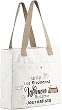 MBMSO Journalist Tote Bag Journalism Gifts News Reporter Gifts only the Strongest Women Become Journalists Shoulder Bag