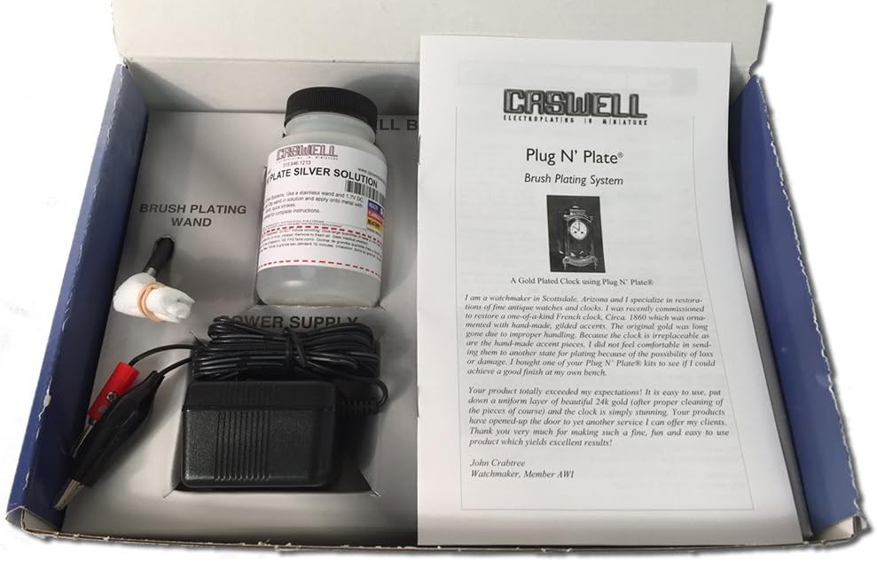 Caswell Plug N' Plate Silver Plating Kit