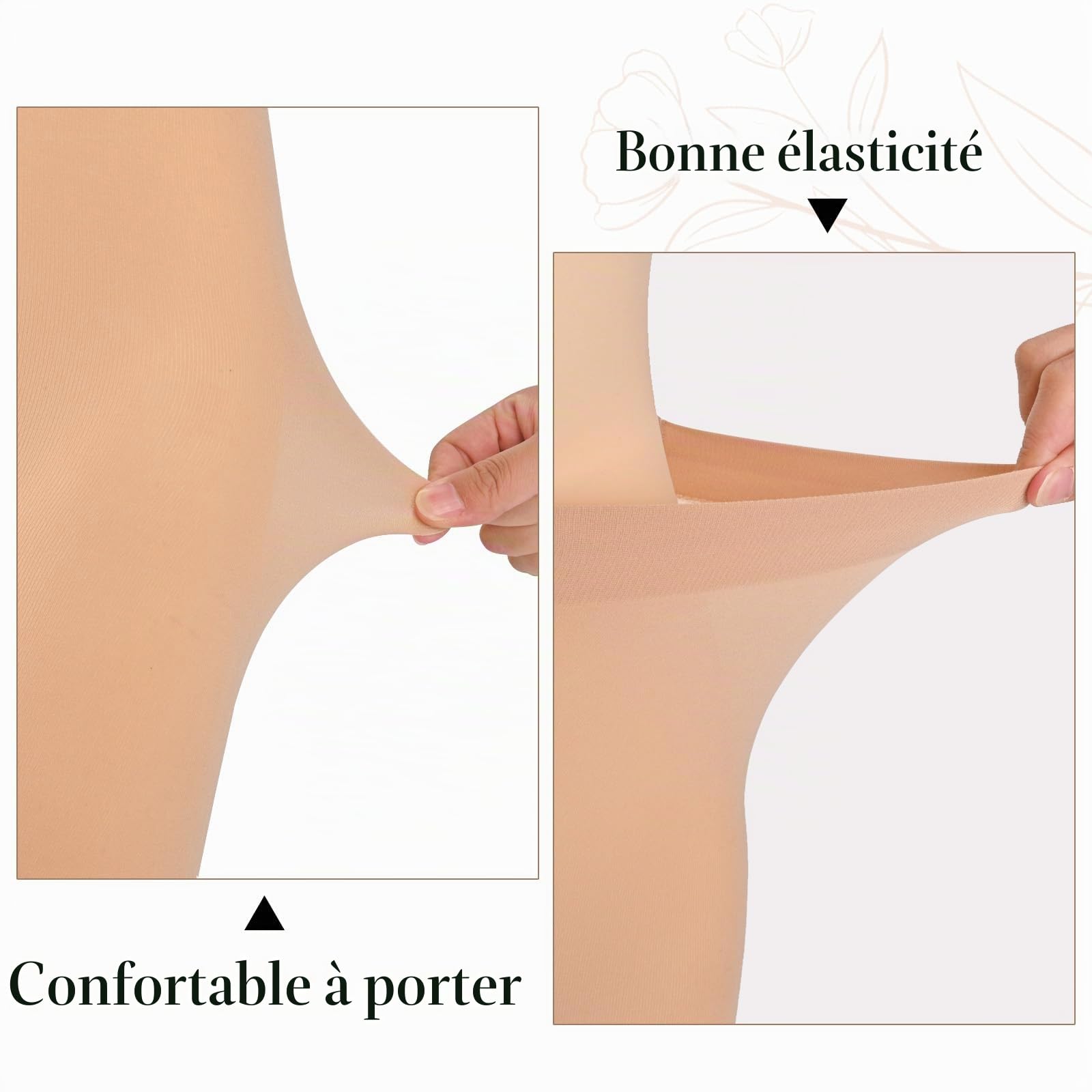 2 PCS Collant Danse Classique Fille, Collant Chair Femme pour Ballet Convient pour illes, Enfants et Adultes le Ballet le yoga la gymnastique la danse classique