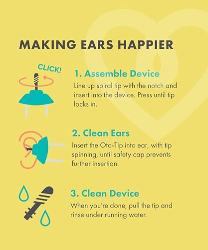 Miniatura 3 de Oto-Tip Serie de cera de oído en espiral de silicona eléctrica (punta de repuesto (Mix))