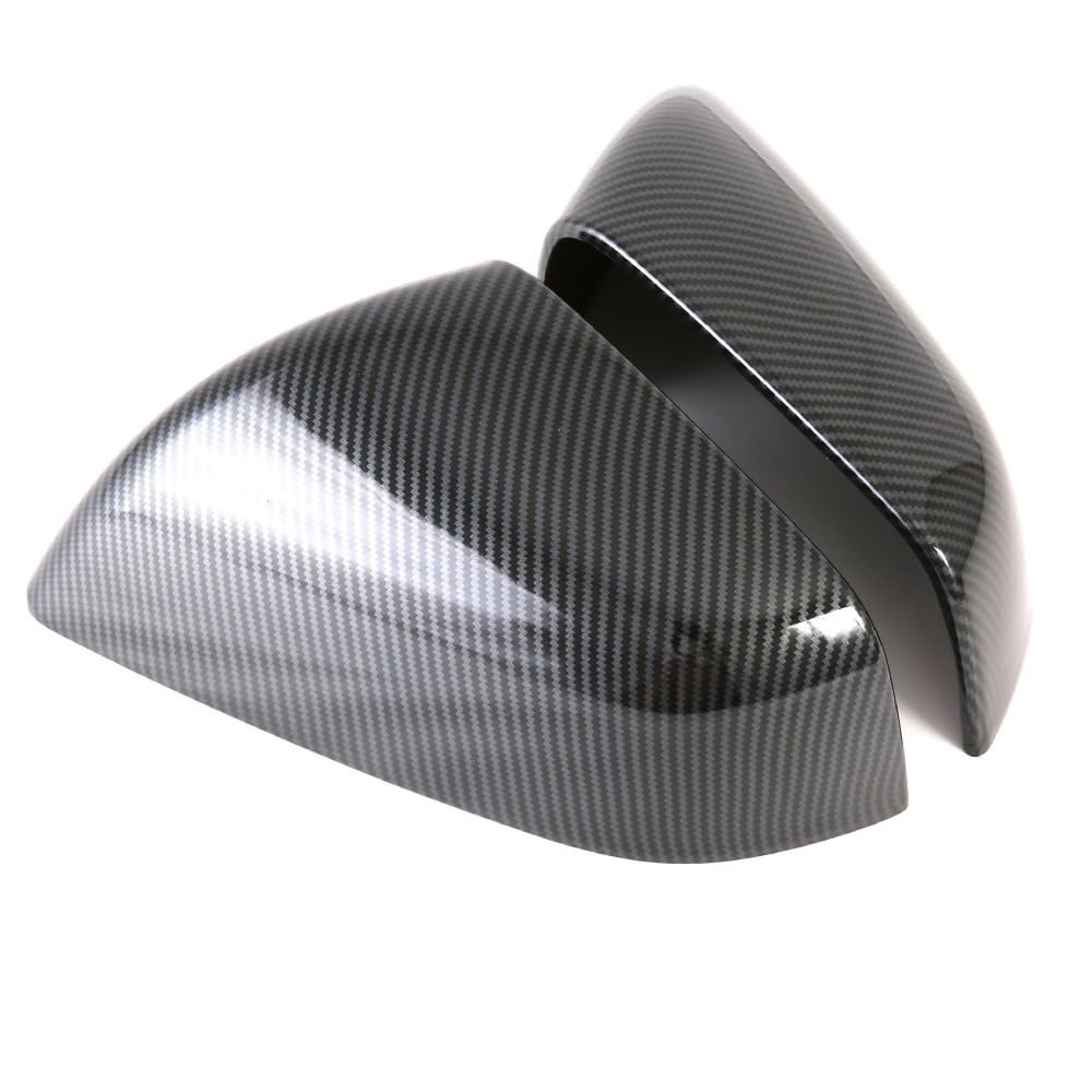 Mauxpiao A Pplicable To Tesl Model X Rearview Mirror Cover Carbon Fiber Texture,Side Mirror Exterior Ccessories Rewr/A