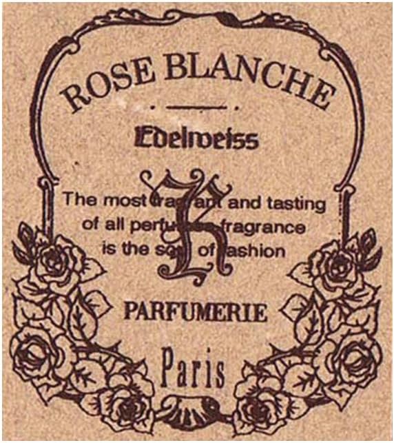 Tokyo antique stamp Rose Blanche B4035R-B