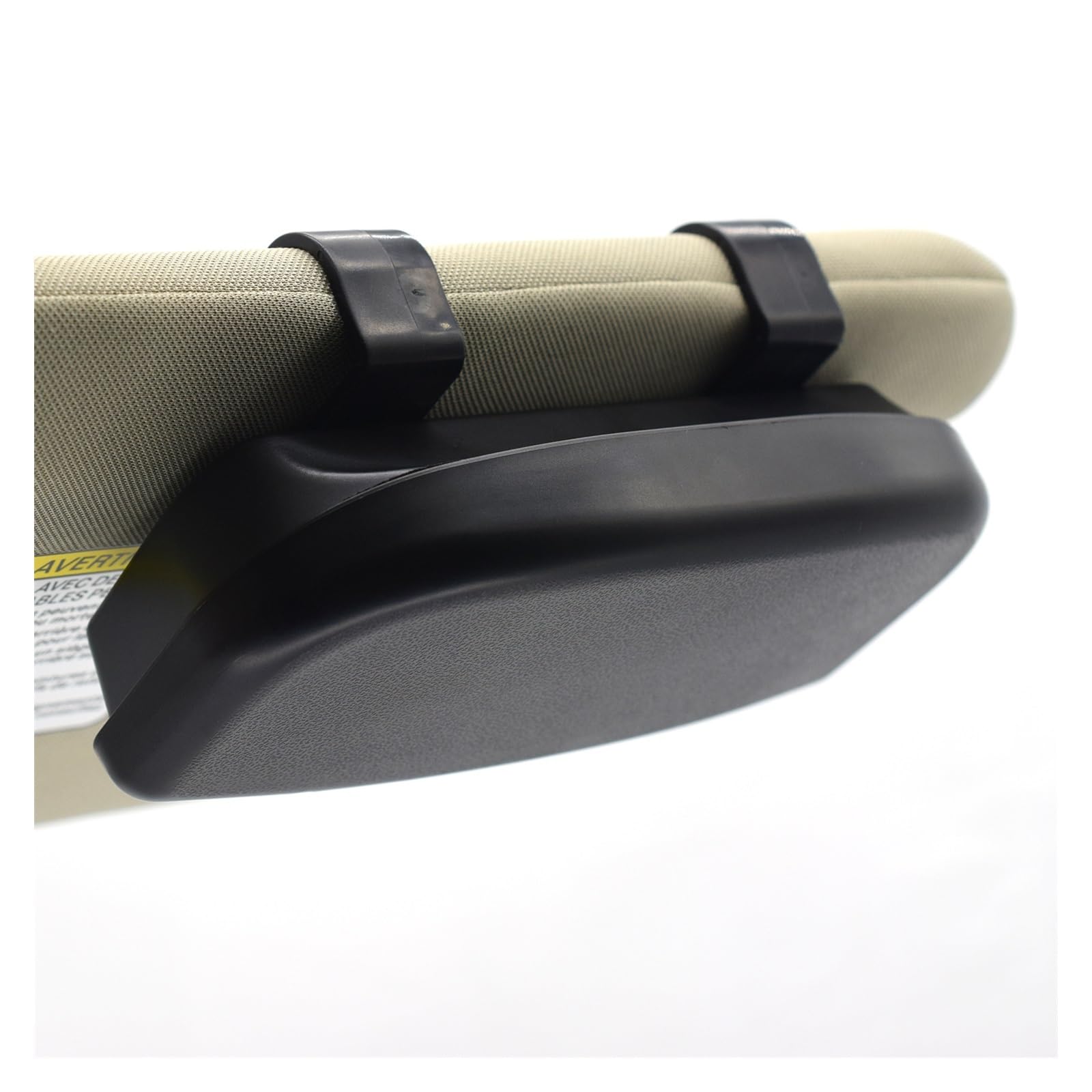 Xuanqingyi Store Etui na okulary samochodowe Osłona przeciwsłoneczna do samochodu Uchwyt na okulary Okulary przeciwsłoneczne Klip na karty Uchwyt na bilety Piórnik Zapinane pudełko Uniwersalne akcesor