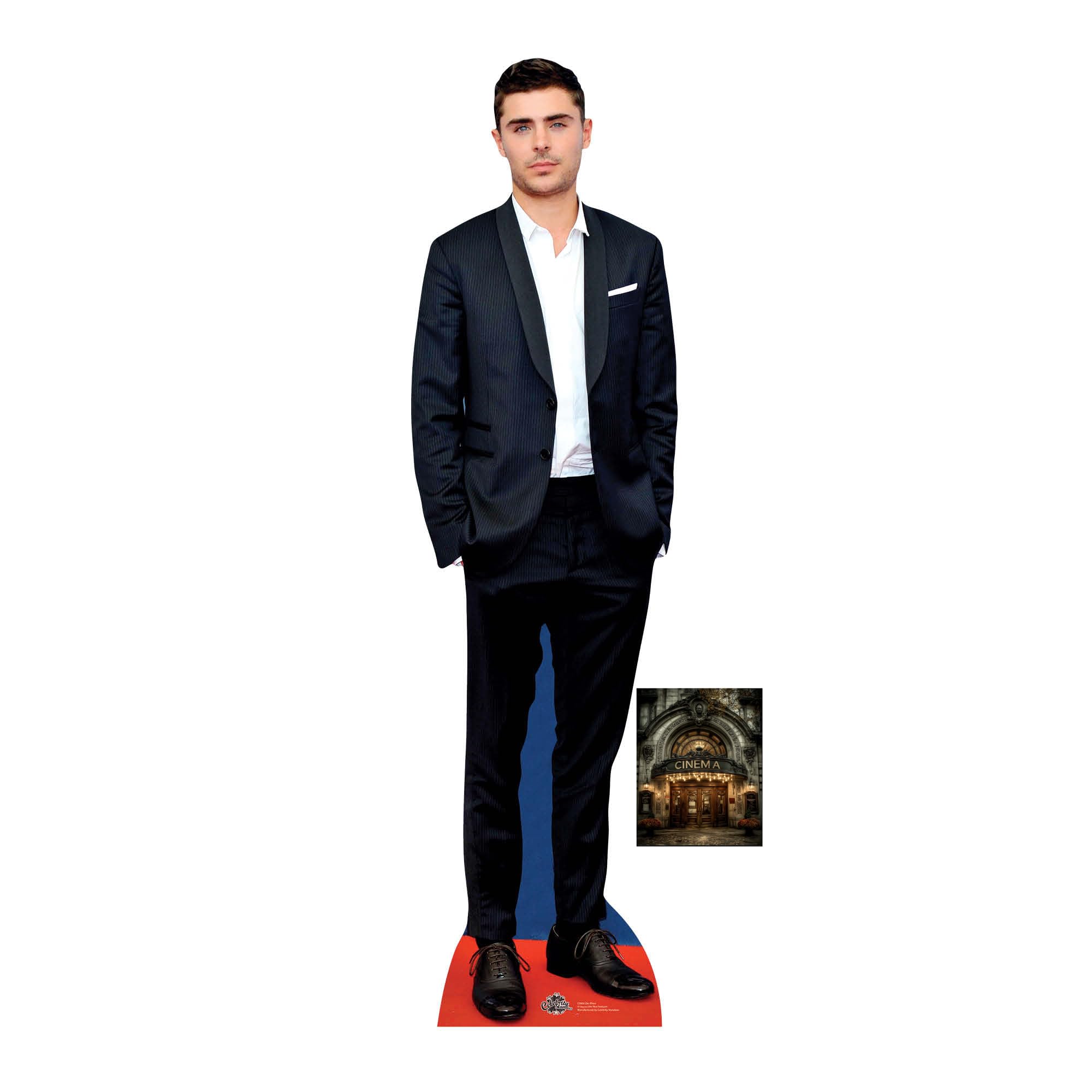 Bundlez-4-Fanz Fan Packs Multicolor Fan Pack - Zac Efron Lifesize Cardboard Cutout/Standee - Includes 8X10 (20X25cm) Star Photo