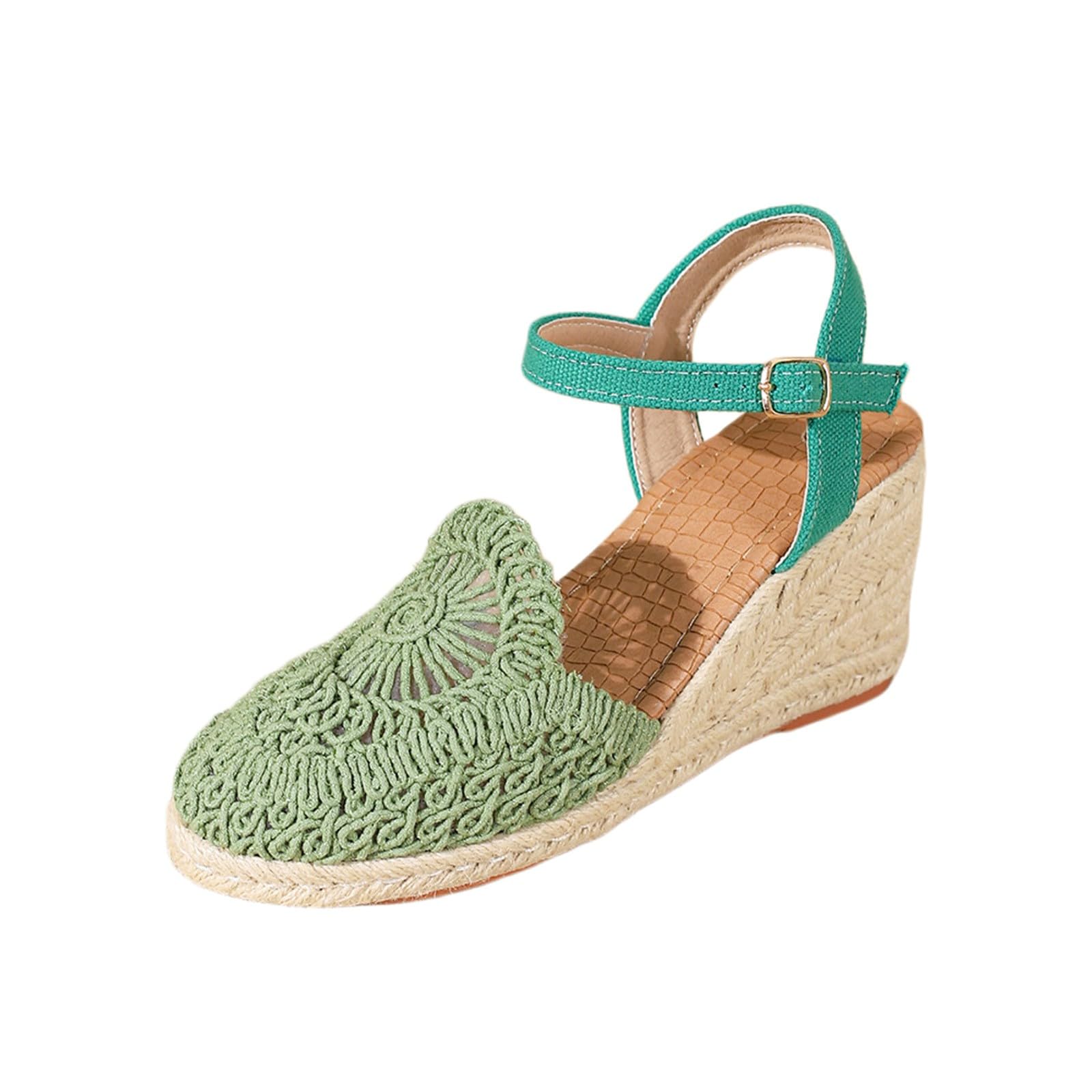 Genérico Sandalias Mujer Verano De Estilo Romano, Tiras Múltiples Ajustables, Sandalias Mujer Cómodas Resistentes Para Verano Y Uso Intensivo