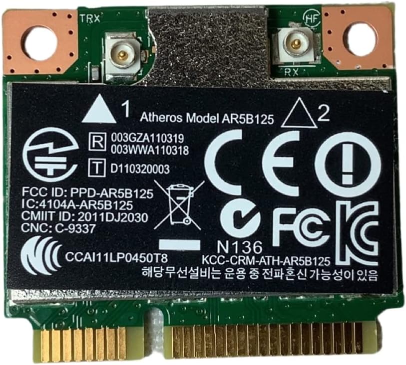 HP Atheros AR5B125 802.11BGN WLAN HMC 670036-001