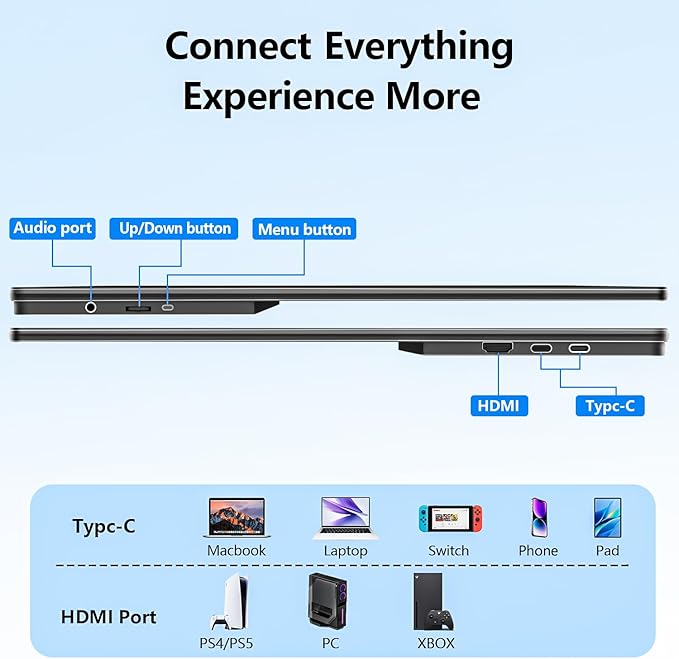 Monitor Portátil 24 Pulgadas 4K IPS 60 Hz miniatura 6