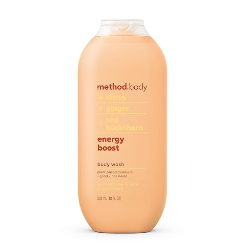Method Body Wash, Energy Boost, Paraben and Phthalate Free, 18 oz (Pack of 1) - Energy Boost - 18 Fl Oz (Pack of 1)