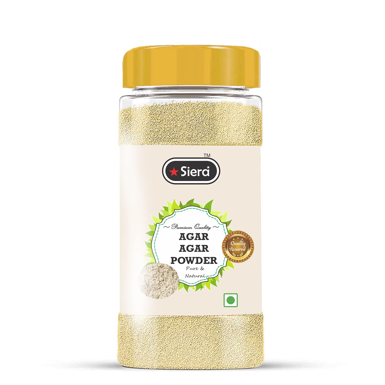 Siera Agar Agar Powder | China Grass Powder | 100% Plant-Based Powder for Jelly | Perfect for Desserts, Cakes, Puddings & Jelly | Gelatin Alternative - 10 Gm…