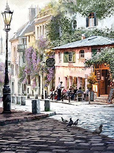 Art Group WDC100264 The Richard Macneil (Sunshine Cafe) -Canvas Print 60 x 80cm, Wood, Multicolour, 60 x 80 x 1.3 cm