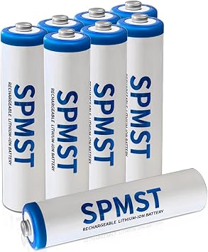 Rechargeable AAA Lithium Batteries 8 Pack,1200mWh 1.5V Tripe a Batteries Lithium, 1600 Cycles Long Lasting AAA Rechargeable Batteries for Remote Control