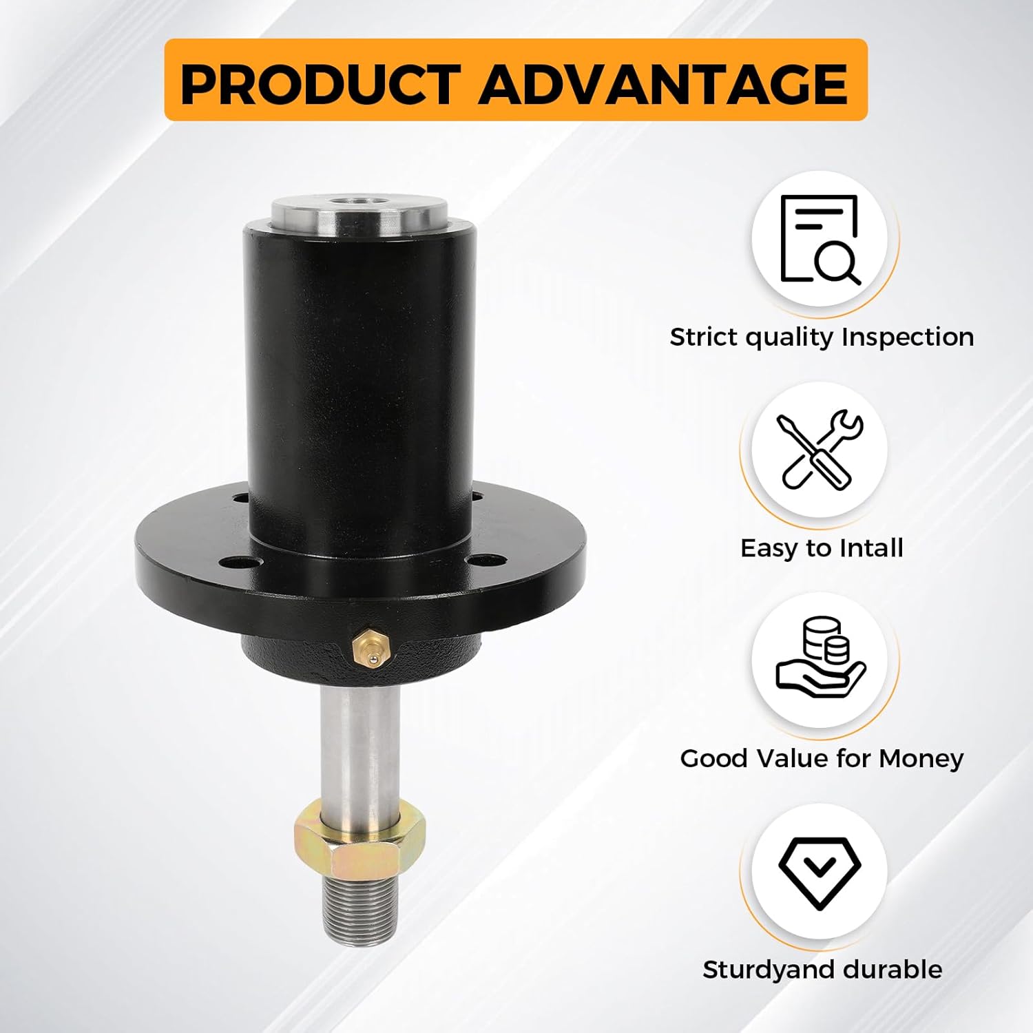 Lawn Mower Spindle Assembly for Dixie Chopper 50 60 inch Deck Short Shaft Zero Turn Mower Replacement Part Number 10161 300441