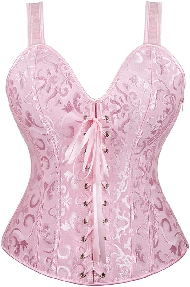 Grebrafan Corset Bustier with Straps Pirate Cosplay Women