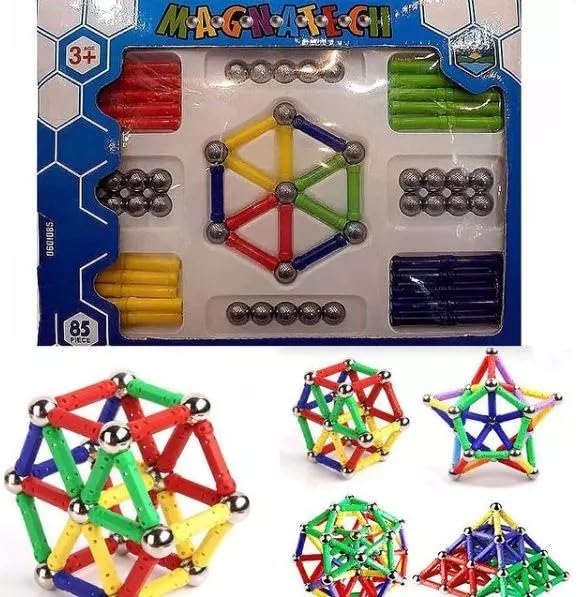 Bestie toys Toy Magnetic Sticks and Balls Steel for Kids-84 Pieces (B0CXJL84DB) Amazon Price History, Amazon Price Tracker