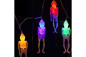 Spooky Skeleton Lights Halloween String Lights: A Glowing Guide to Halloween Festivities