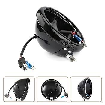 Amazon | SKTYANTS 5.75 インチ LED ヘッドライト ハウジング