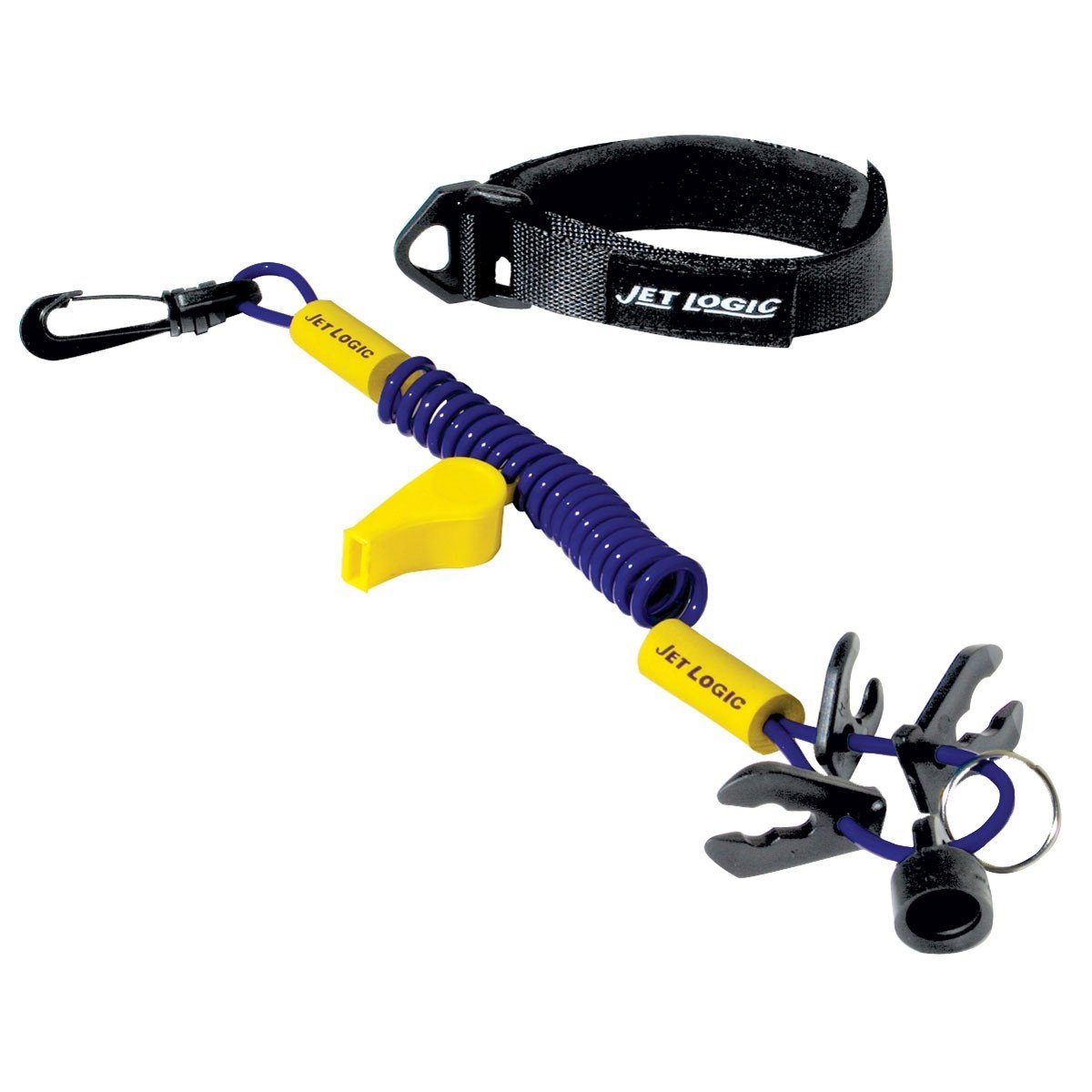 Jet Logic Orange Cycle Parts Safety/Emergency Whistle with Ultimate Floating Lanyard, Purple/Yellow by UL-1