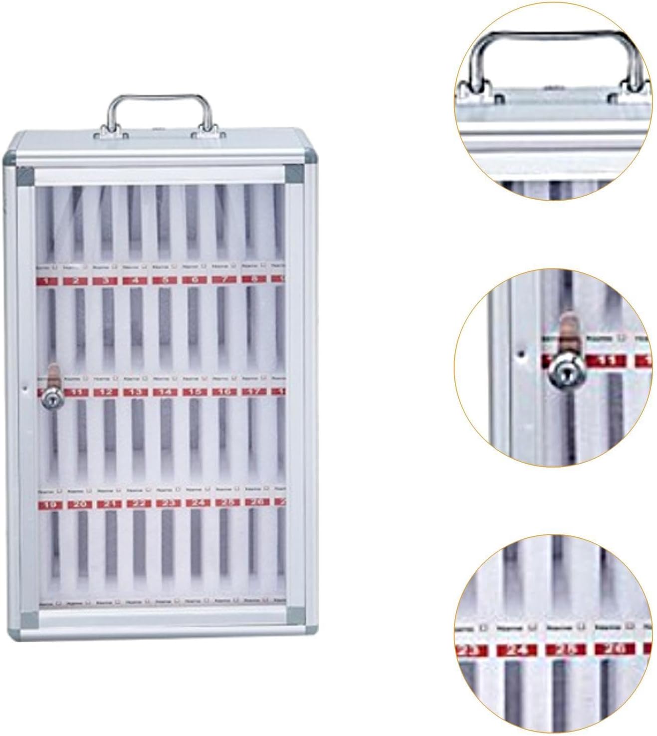 Club Bollywood®Phones Storage Cabinet Pocket Chart Sturdy Storage Case for Dormitory Office 36 Slots|Cell Phones & Accessories | Cell Phone Accessories |1x Phones Storage Cabinet (with 2 Keys)