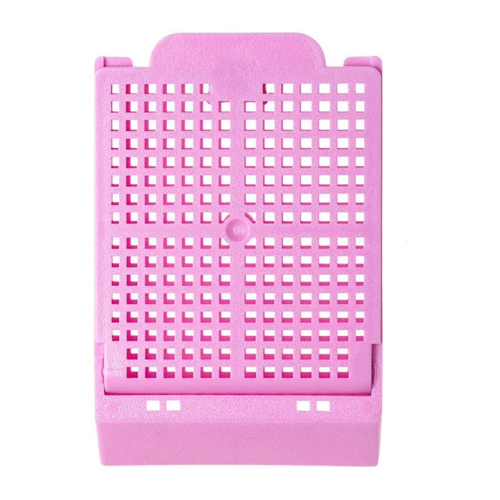 Globe Scientific 1091Y Biopsy Embedding Cassette with Attached Lid, 30° Writing Area, Bulk, Yellow, Pack of 1000