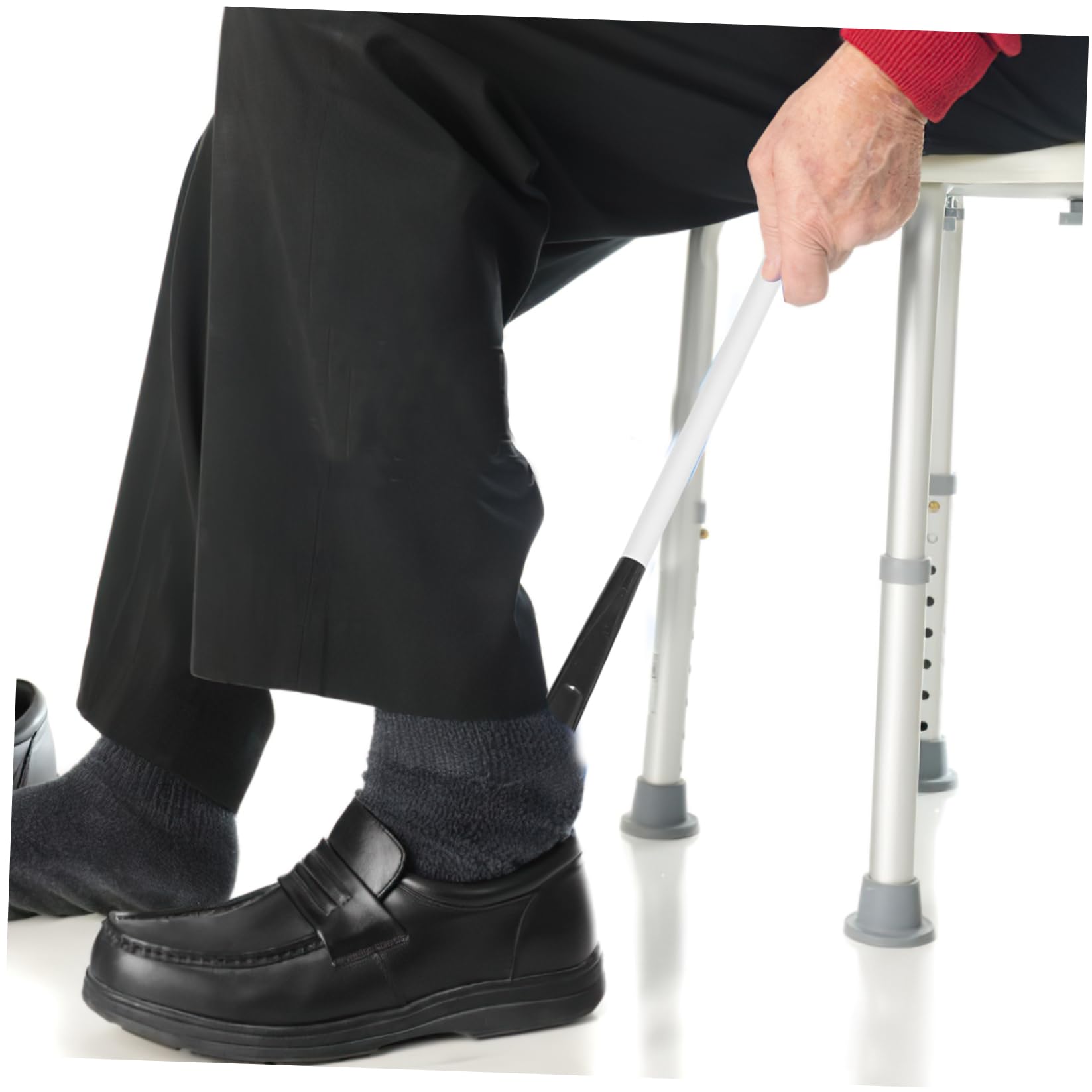 Gogogmee Two-in-one Shoe Lifter Dressing Stick Assist Elderly and Disabled Dressing Lightweight and Portable Safe Abs