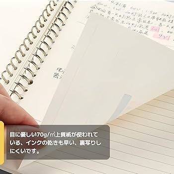 Amazon.co.jp: POPSFL ルーズリーフ B5 横罫 180枚 【3冊セット】26穴